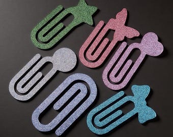 Paperclip Bookmark Silicone Mold-Teacher Paper Clip Resin Mold-Star Bookmark Clip Mold-Butterfly Heart Bookmark Mold-Epoxy Resin Art Mold