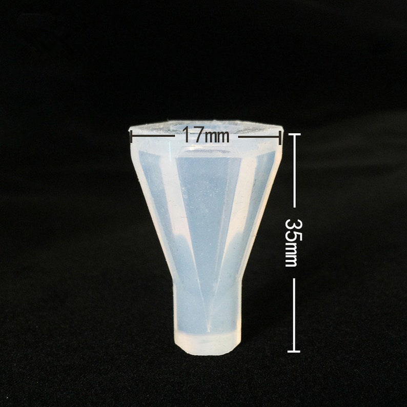 Small Hexagonal Cone Silicone MoldPyramid Cone MoldDIY Etsy
