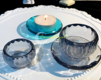 Kom Schotel Siliconen Mold-Kleine Kom Mold Resin-Sieraden Schotel Mold-Diamond Shape Bowl Mold-Candle Plate Mold-Epoxy Resin Craft Mold-Home Decor