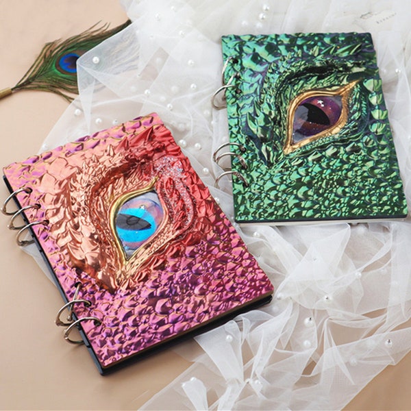 Dragon Eye Notebook Cover Mold-Notebook Cover Résine Mold-Journal Cover Mold-Dragon Eye Wall Art Mold-Notebook Cover Moule en silicone