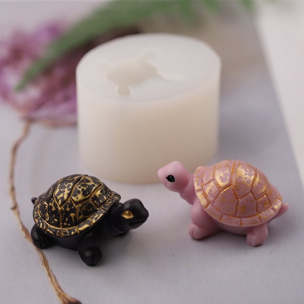 Little Turtle Fondant Silicone Mold-Sea Turtle Resin Mold-Turtle Keychain Mold-Turtle Candle Mold-Turtle Plaster Mold-Chocolate Cake Mold