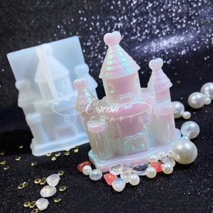 Cartoon Castle Silicone Mold-3D Fairytale Castle Mold-Beautiful Castle Resin Mold-Castle House Mold-Epoxy Resin Art Mold-Gift for Kids