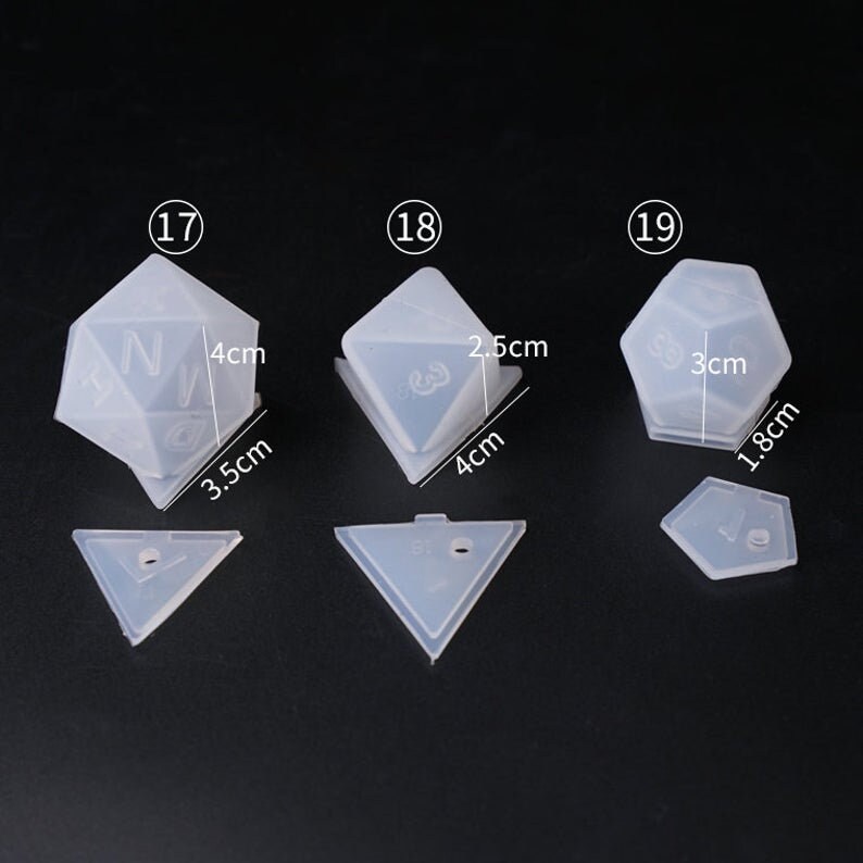 Polyhedral Dice Molds7Pcs/Set DnD Dice MoldDungeons and Etsy
