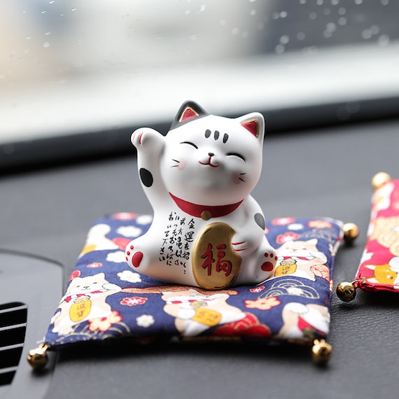 Maneki Neko Silicone Mold Assortment (8 Cavity), Small Lucky Cat Mold, MiniatureSweet, Kawaii Resin Crafts, Decoden Cabochons Supplies