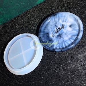 Round Dish Silicone Mold-Round Plate Mold-Round Tray Resin Mold-Round Coaster Mold-Trinket Dish Mold-Epoxy Art Mold-Home Decor Mold