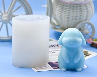 Muffa flessibile del silicone per le candele di aromaterapia del coniglio per la decorazione dell'ufficio