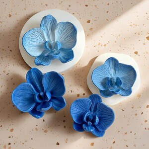 3D Orchid Resin Silicone Mold-Phalaenopsis Orchid Candle Mold-Orchid Flower Candle Mold-Wedding Candle Mold-DIY Aromatherapy Plaster Mold