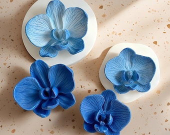 3D Orchid Resin Silicone Mold-Phalaenopsis Orchid Candle Mold-Orchid Flower Candle Mold-Wedding Candle Mold-DIY Aromatherapy Plaster Mold