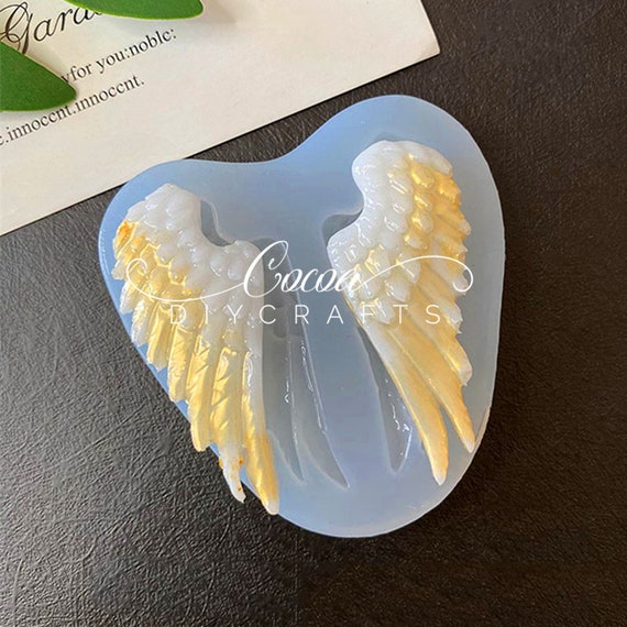 Angel Wings Resin Mold Cute Wings Silicone Mold Wings Earrings Resin Mold Colorful Wings Mold Jewelry Charm Mold Epoxy Resin Craft Mold