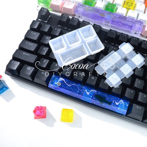 Mechanical Keyboard Silicone Mold-Creative Keycaps Resin Mold-Cute Cat Paw Keycap Mold-Key Cap Mold-Computer PC Gamer Keycap Craft Mold
