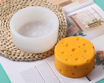 Ronde Kaas Siliconen Schimmel-Kaas Kaars Schimmel-Ronde Kaars Schimmel-Kaas Fondant Schimmel-Chocolade Cake Decor Schimmel-Aroma Kaars Zeep Mold