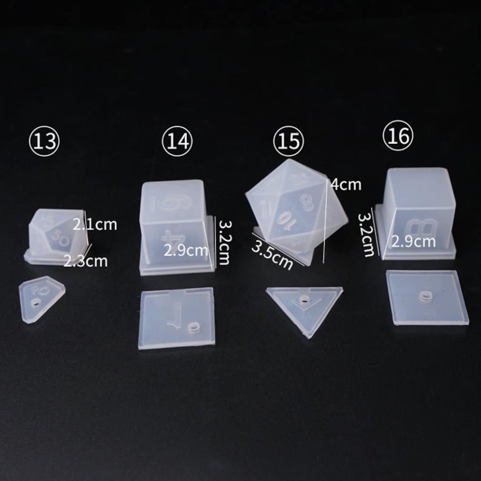 Polyhedral Dice Molds7Pcs/Set DnD Dice MoldDungeons and Etsy