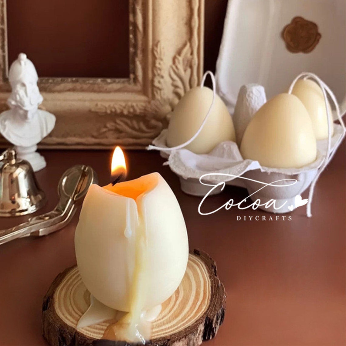Oval Egg Candle MoldEuropean Style Egg Silicone MoldEgg Etsy