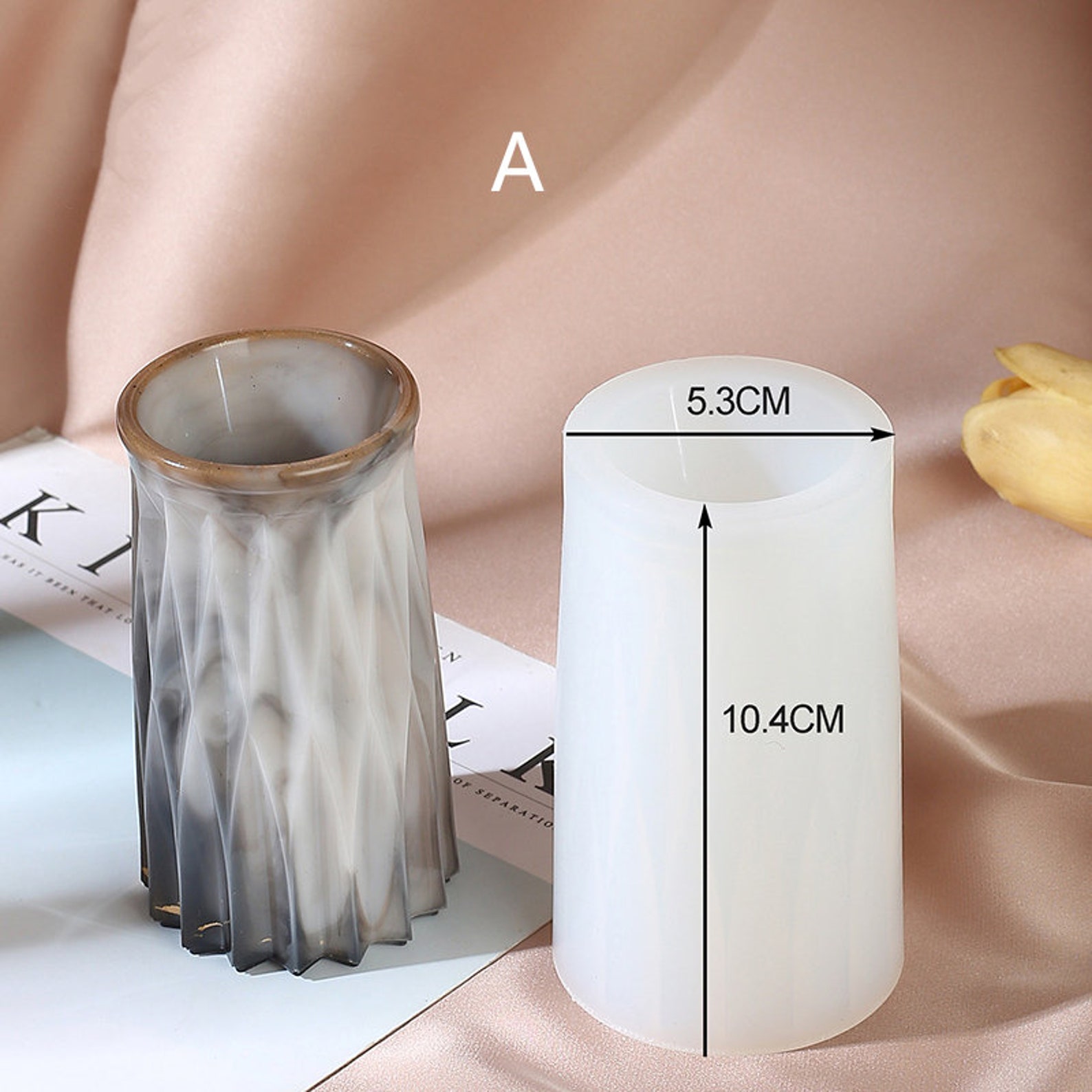 3D Vase Silicone MoldVase Resin MoldVase Mold With Flower Etsy