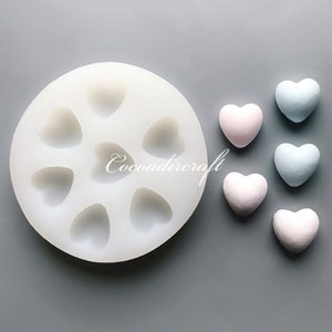 Miniature Heart Silicone Mold-Cute Heart Resin Mold-Valentine&#39;s Day Candle Mold-Beeswax Candle Soap Mold-DIY Aromatherapy Plaster Mold