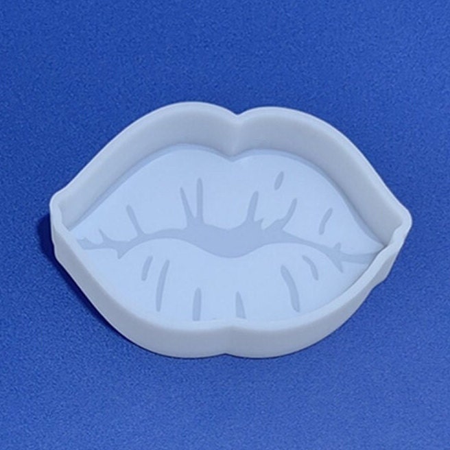 Baddie Lips Resin Art Mold, Epoxy Molds, Unique Resin Molds, Soap