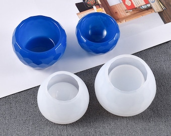 Miniature Bowl Silicone Mold-Dollhouse Miniature Bowl Mold-Cute Bowl Resin Mold-Round Trinket Bowl Mold-DIY Aromatherapy Plaster Mold