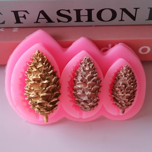 Small Pinecone Silicone Mold-Pine Cone Resin Mold-Christmas Pine Cone Fondant Mold-Chocolate Cake Decoration Mold-Epoxy Resin Art Mold