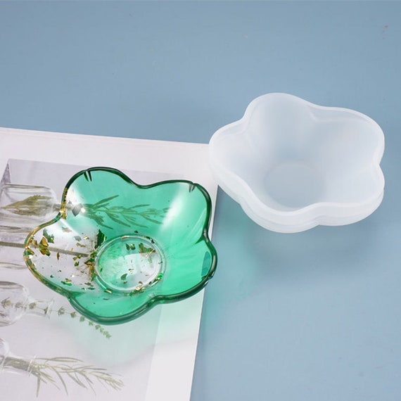 Petal Small Dish Mold-Petal Bowl Mold-Storage Dish Silicone Mold-Cute Dish Resin Mold-Jewelry Dish Mold-Petals Shaped Trinket Box Mold