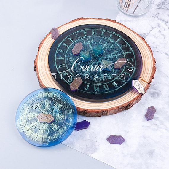 Viking Divination Rune Resin Mold-rune Compass Silicone - Etsy