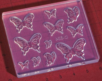 Stampo in silicone a forma di farfalla in miniatura - Stampo in resina a forma di farfalla carina - Stampo a forma di farfalla animale - Stampo per la creazione di gioielli a forma di farfalla - Stampo artistico in resina epossidica
