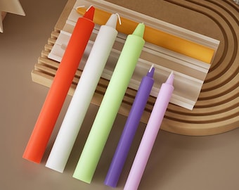 Taper Candle Silicone Mold-Simple Long Candle Mold-Tall Pillar Candle Mold-Sculpture Candle Mold-Aesthetic Candle Mold-Soy Wax Candle Mold
