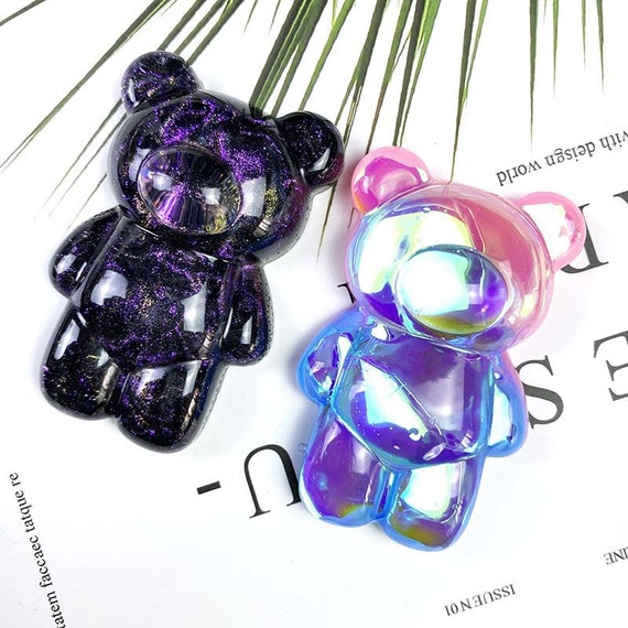 Cartoon Bear Silicone Mold-cute Bear Resin Mold-bear Keychain Mold-bear  Jewelry Pendant Mold-silicone Bear Mold-epoxy Resin Gift Mold 