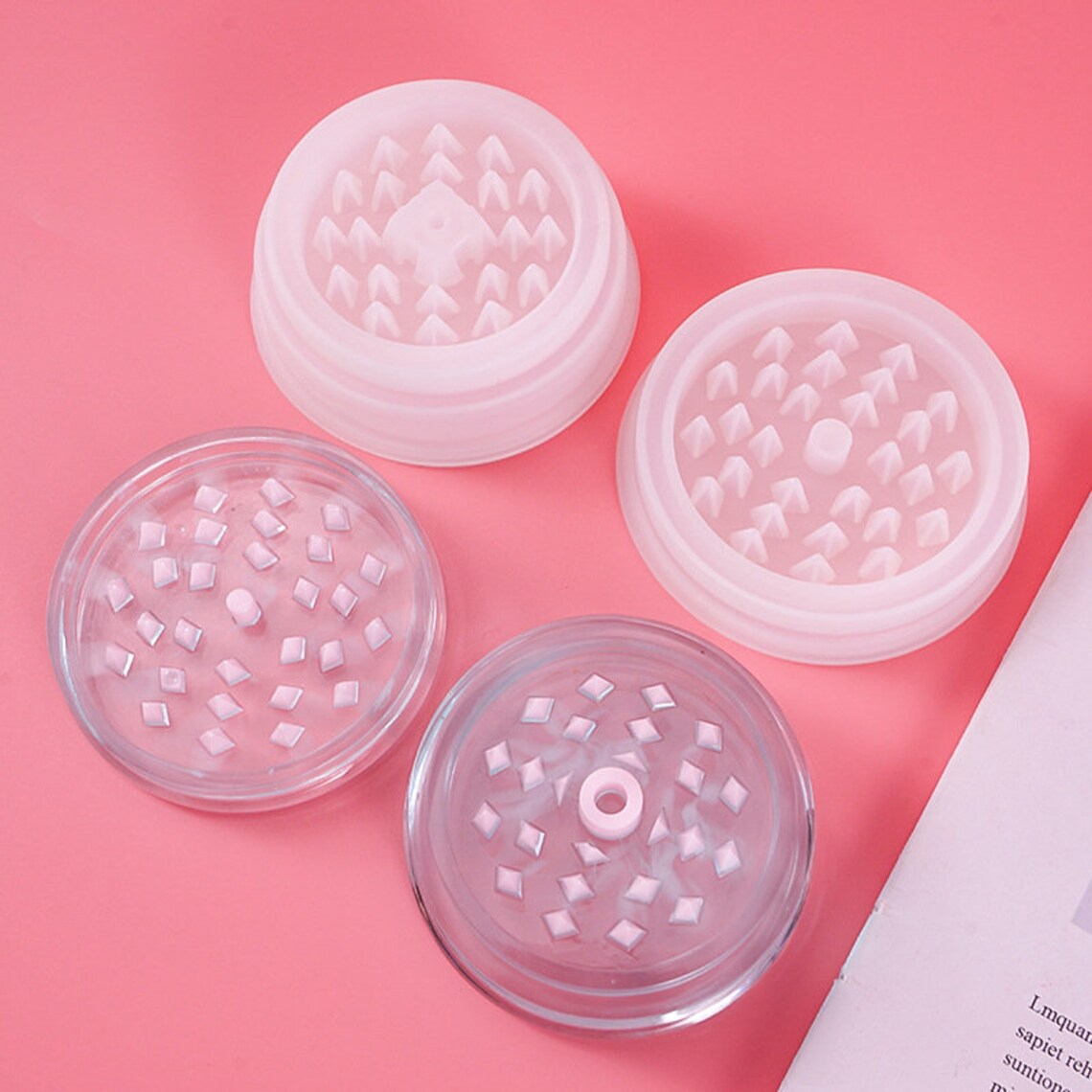 Round Grinder Silicone MoldHerb Grinder Resin MoldWeed Etsy