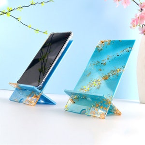 Simple Phone Stand Silicone Mold-Phone Stand Resin Mold-Mobile Phone Holder Mold-Cell Phone Stand Mold-Epoxy Resin Molds-Home Decor Mold