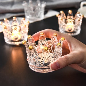 Krone Kerzenhalter Gießform-Kristall Krone GießharzForm-3D Krone Silikonform-Krone AschenbecherForm-Krone BlumentopfForm-Schmuck Aufbewahrungsform