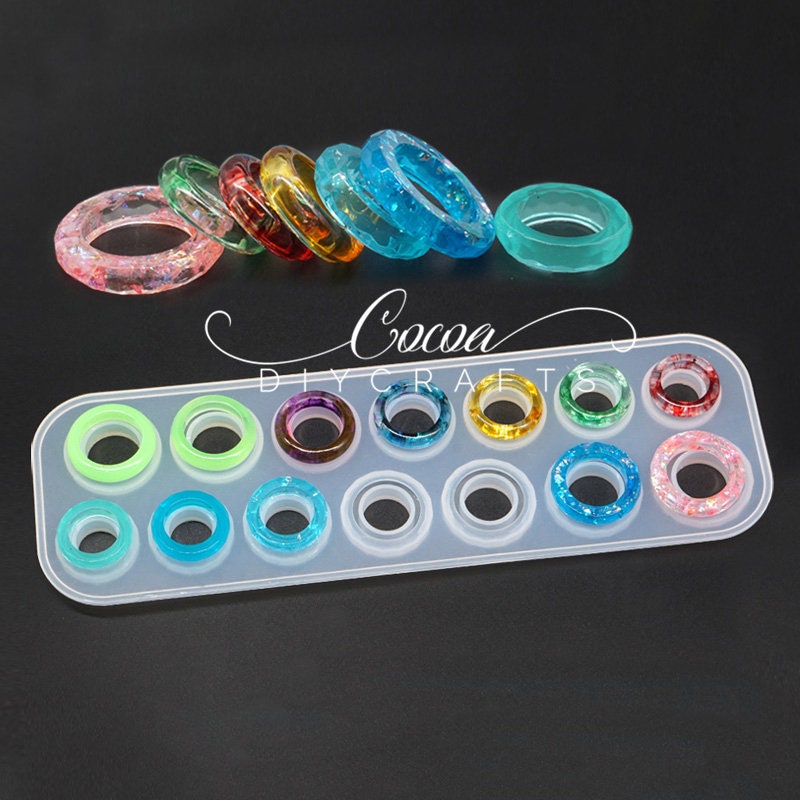 Big Rounded Silicone Ring Mold, Resin Ring Mould