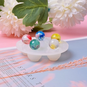 12mm Sphere Ball Silicone Mold-Round Beads Resin Mold-Beads Earrings Mold-Beads Necklace Mold-Jewelry Charm Mold-Epoxy Resin Craft Mold