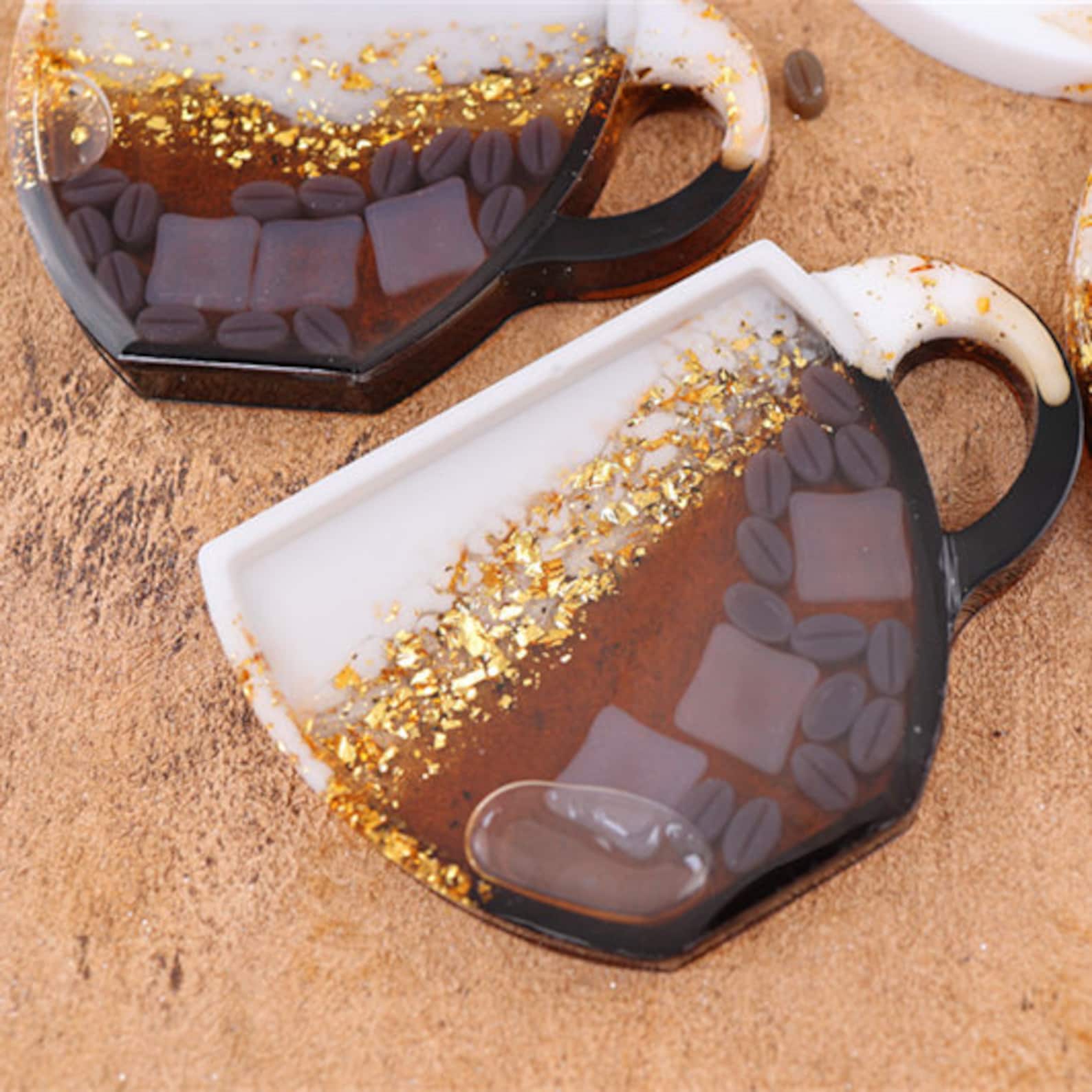 Coffee Cup Quicksand Moldcoffee Cup Shaker Resin Moldcoffee Etsy
