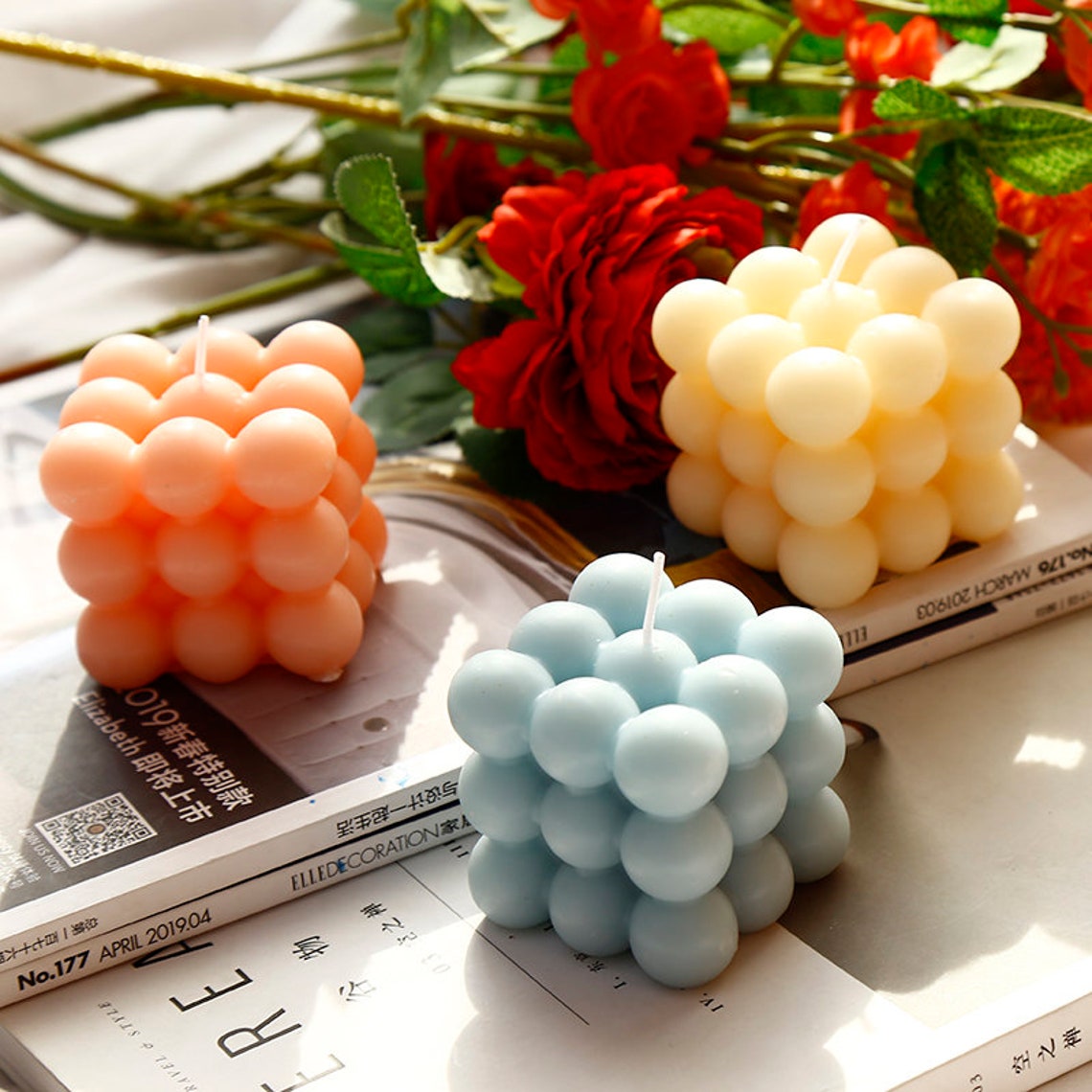 Rubik's Cube Sphere Candle MoldRubik Ball Silicone Etsy