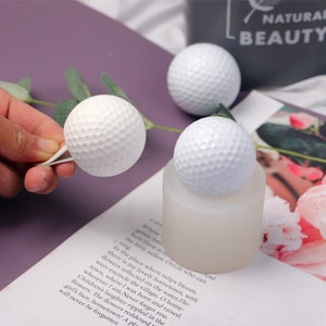 Golf Candle Silicone Mold-Golf Ball Candle Mold-Golf Resin Mold-Golf Soap Mold-Aroma Plaster Golf Mold-Golfball Vent Clip Mold