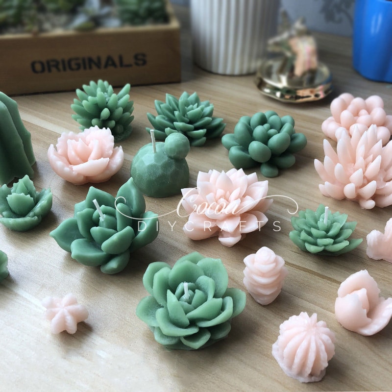 Cuscino Candeliere Stampo in silicone Fai da te fatto a mano a forma di cuscino portacandele stampo in cemento Stampi artigianali Decorazioni per la casa - Italia
