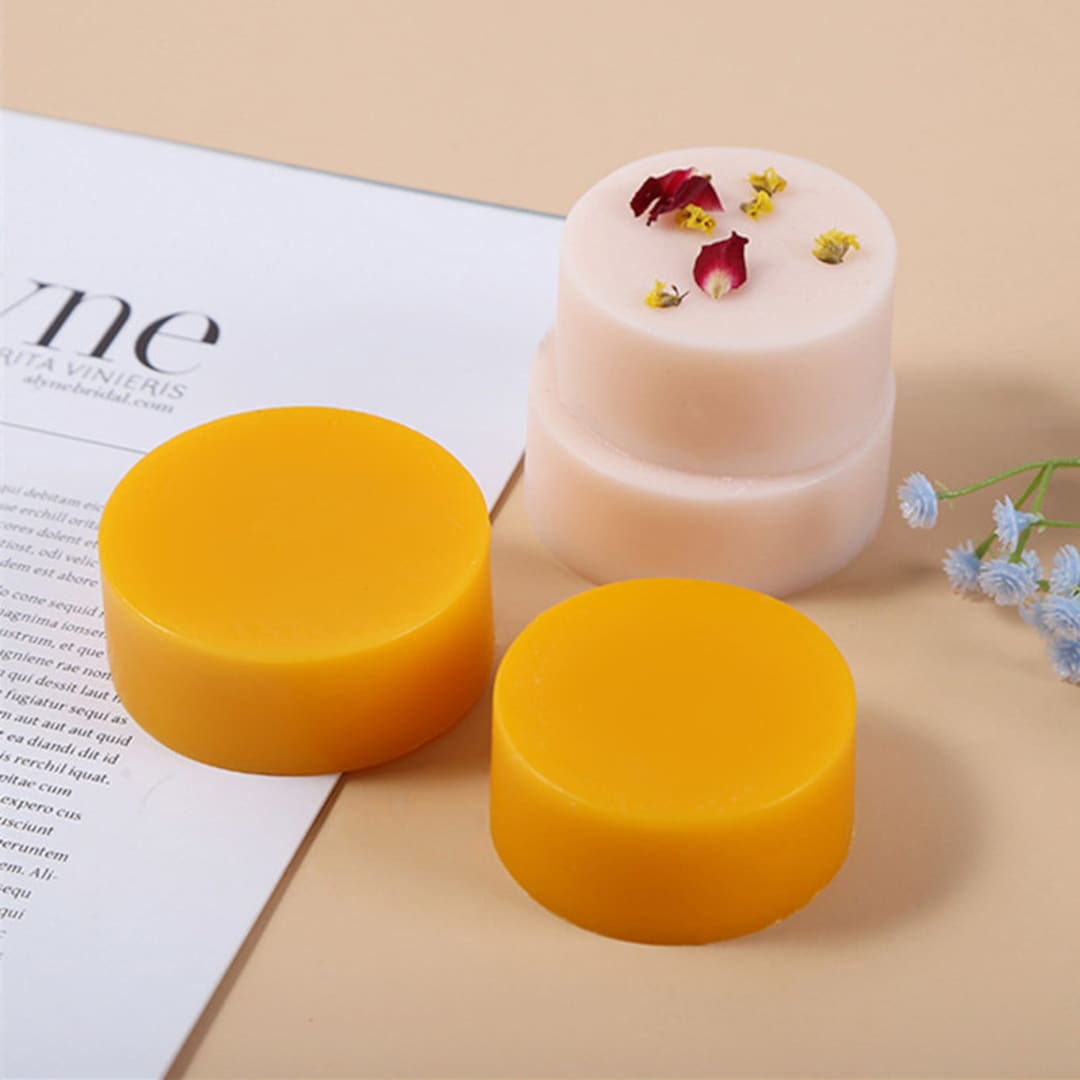 Round Soap Silicone Moldcircle Soap Moldcircle Cylinder Soap Mold