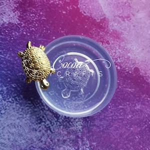 Money Turtle Silicone Mold-Mini Tortoise Resin Mold-Transparent Turtle Silicone Mold-Cute Sea Turtle Mold-Epoxy Resin Crafts Mold