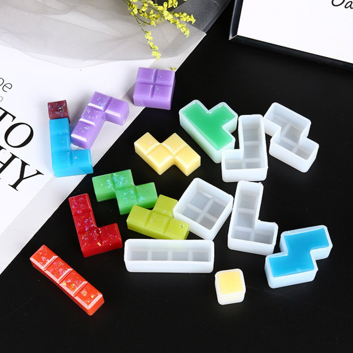 tetris resin mold