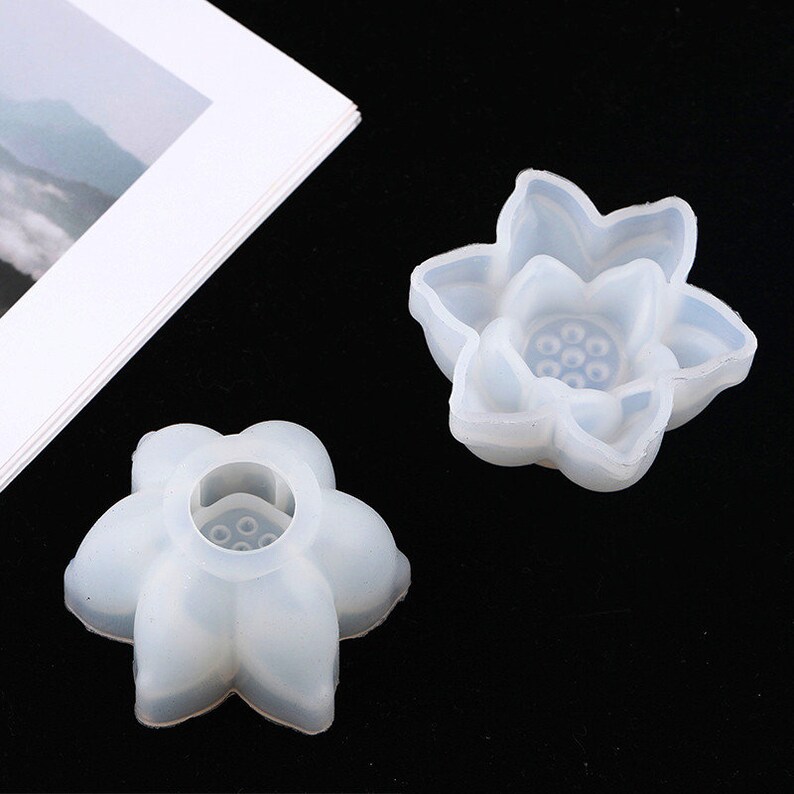3D Lotus Silicone MoldLotus Flower MoldResin Casting Etsy