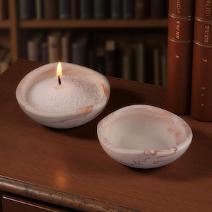 Molde de silicona para plato pequeño, molde de resina para baratijas irregulares, molde para bandeja de joyería, molde para recipiente de hormigón para velas, molde de yeso Jesmonite imagen 1