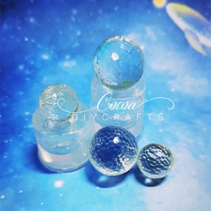 Water Ripple Ball Mold-Crystal Ball Resin Mold-Sphere Silicone Mold-Ocean Wave Ball Mold-Jewelry Charm Mold-Epoxy Resin Art Mold