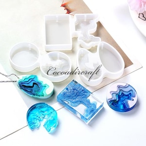 Creative Island Silicone Mold-Geometric Island Resin Mold-Island Earrings Mold-Island Necklace Pendant Mold-Island Jewelry Making Mold