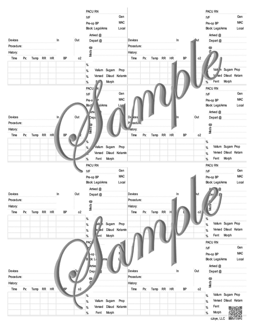 Day Surgery 8 Pt. Postop Nurse Brain Etsy