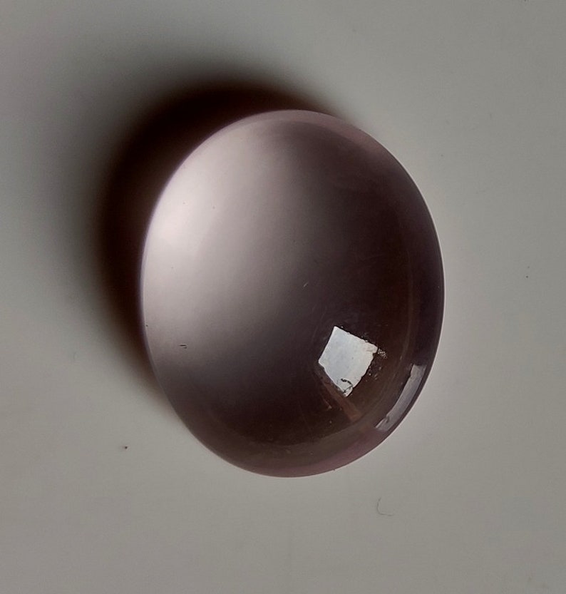 Beautiful Rose Quartz Cabochon Loose Gemstone 19 Caret Oval Shape Best For Silver,Wire wrap Jewelry 16x20x9 Super Rose Quartz Star Quality