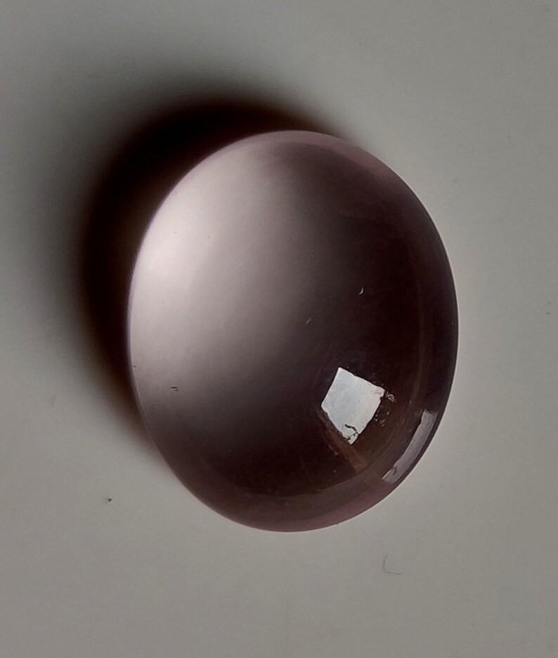 Beautiful Rose Quartz Cabochon Loose Gemstone 19 Caret Oval Shape Best For Silver,Wire wrap Jewelry 16x20x9 Super Rose Quartz Star Quality