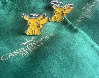 Gemelli Pok&eacute;mon Pokeball In Acciaio Inox - Regalo Di Alta Qualit&agrave; - Consegna Veloce