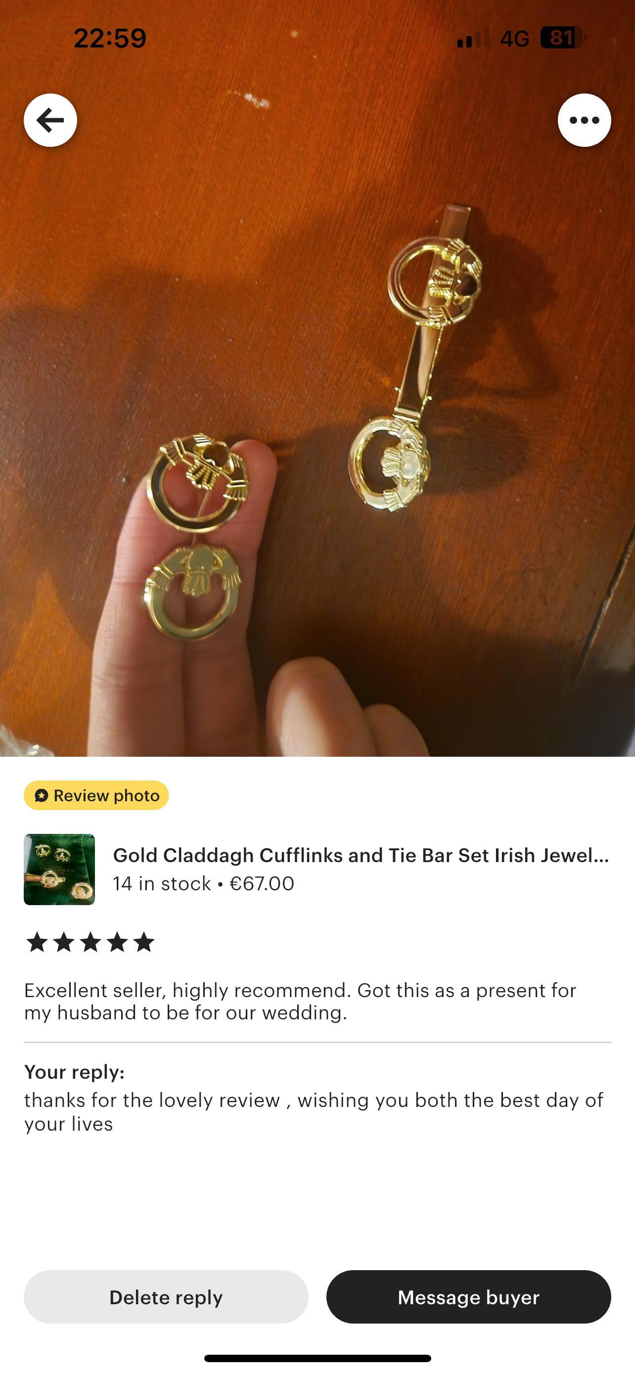 Claddagh Silver Cufflinks | Rings from Ireland