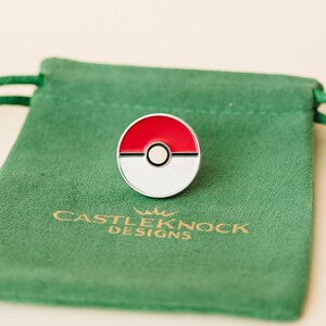 Pokemon Pokeball Lapel Pin Suit Pin Gaming Accessory Fan Jewelry Unique Pokeball Inspired Gift Collectible Pokemon Fan Suit Decoration image 9