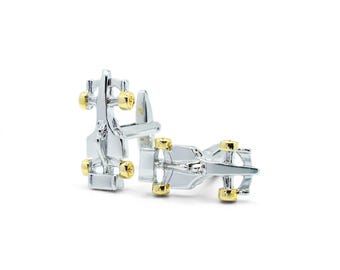 F1 Racing Car Cufflinks Formula 1 Inspired Jewelery Motorsport Accessories Unique Gift for Him Racing Enthusiast Cufflinks Perfect Fans